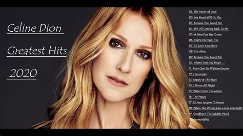 celine dion meilleure chanson|youtube greatest hits celine dion.